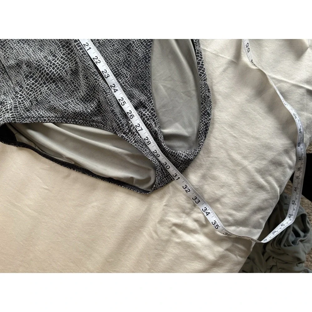 Calvin Klein snakeskin print one-piece swimsuit ruched neckline Size‎ Small?